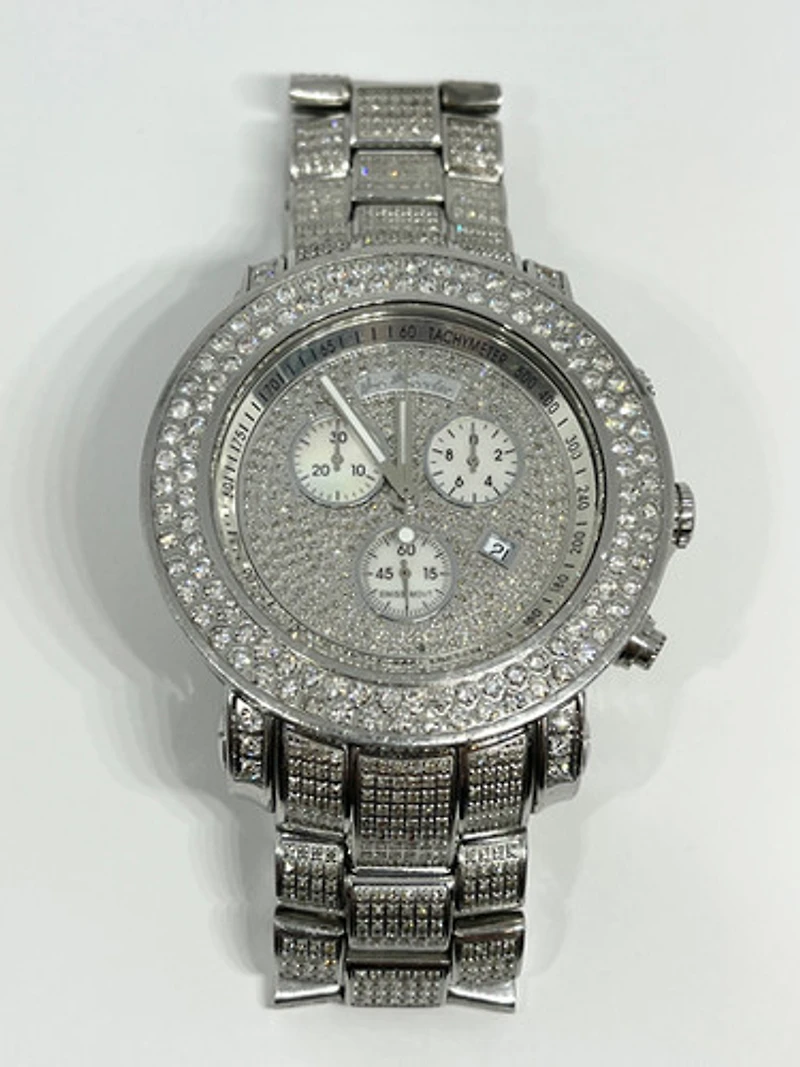 Joe Rodeo 19.50ctw Diamond Chronograph Watch