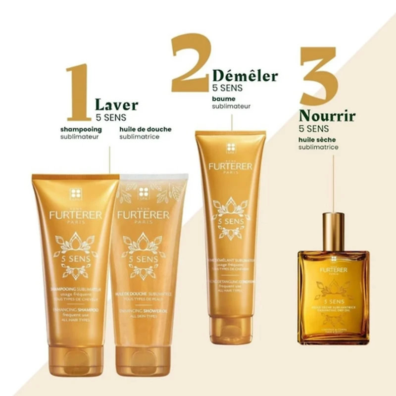 Rene Furterer - 5 Sens - Baume Démêlant Sublimateur 150ml