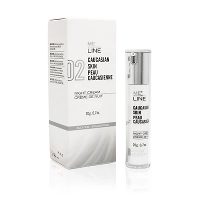 ME LINE - 02 Peau Caucasienne - Crème de nuit
