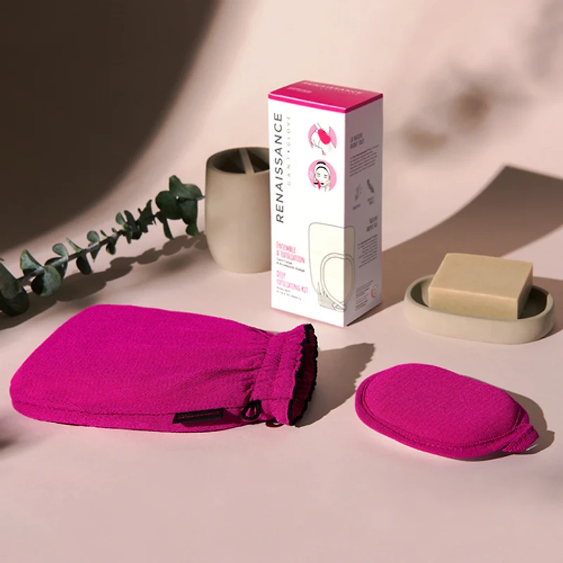 Renaissance - Gant exfoliant (ROSE)