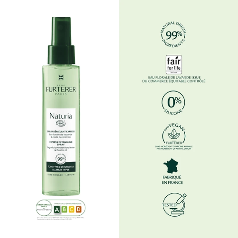 Rene Furterer - Naturia - Spray Démêlant Express
