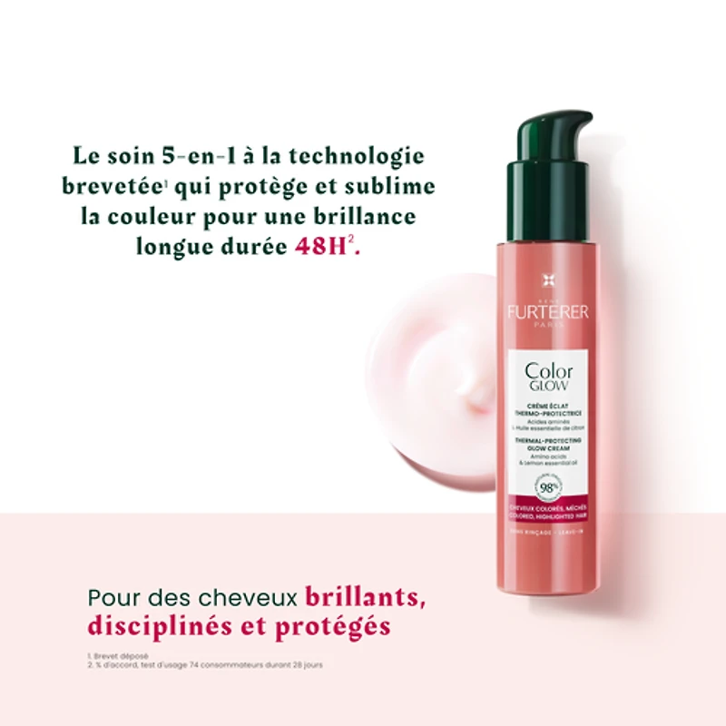 Rene Furterer - Color Glow - Crème Éclat Thermo-Protectrice