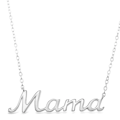 Sterling Silver Mama Necklace 142490