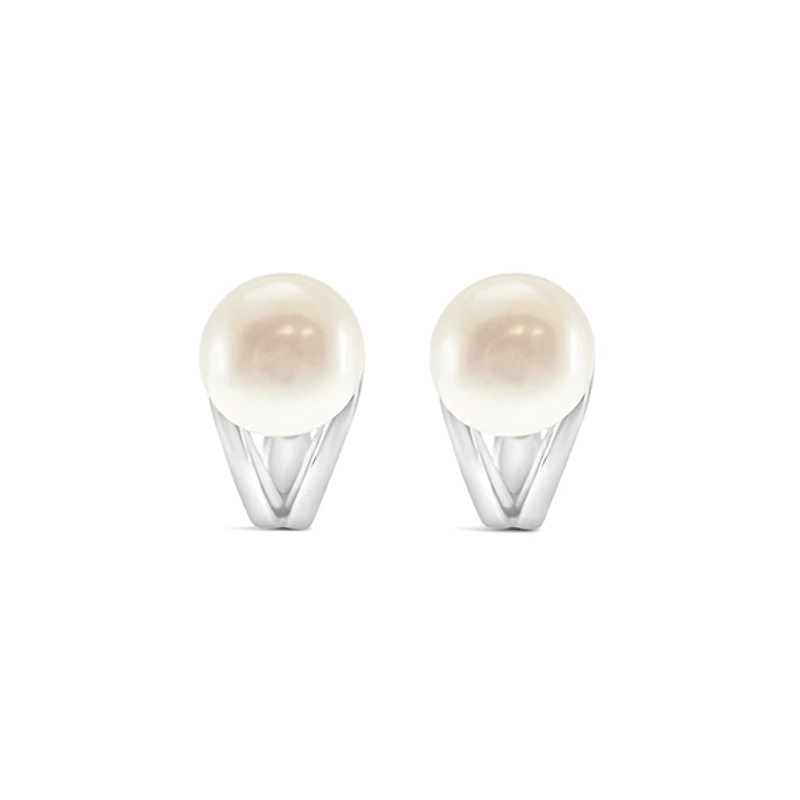 Sterling Silver Pearl Earrings 152292