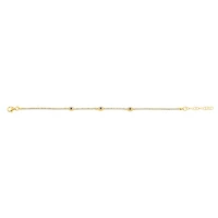 Gold Plated Sterling Silver Cubic Zirconia Evil Eye Bracelet