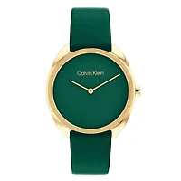 Calvin Klein Analog Leather Watch 150399