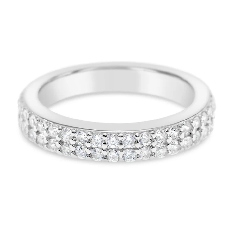 Sterling Silver Cubic Zirconia Ring