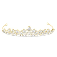 Bridal Gold Cubic Zirconia Tiara 149218