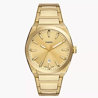 Fossil Everett Gold-Tone Stainless Steel Watch 151317
