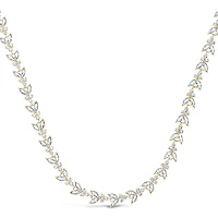 Bridal Gold Cubic Zirconia Necklace 149233