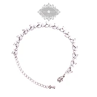 Bridal Silver Cubic Zirconia Bracelet