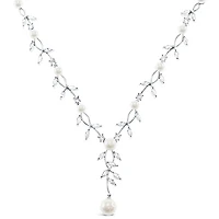 Bridal Pearl Cubic Zirconia Necklace 145917