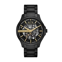 Armani Exchange Automatic Gunmetal Stainless Steel Watch