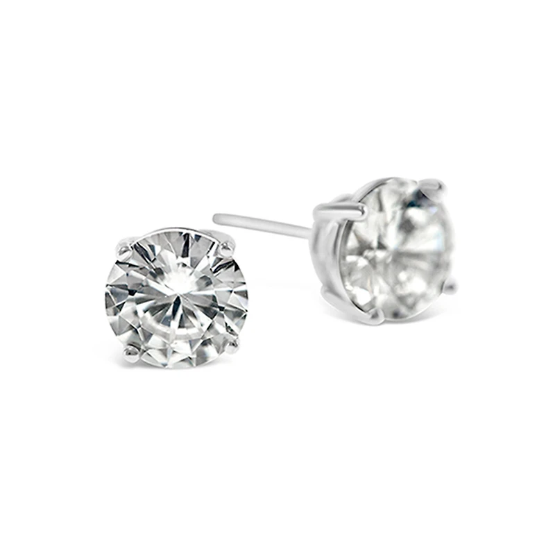 Sterling Silver Cubic Zirconia Round 2mm Studs 9001453