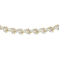 Bridal Gold Cubic Zirconia Bracelet 142897