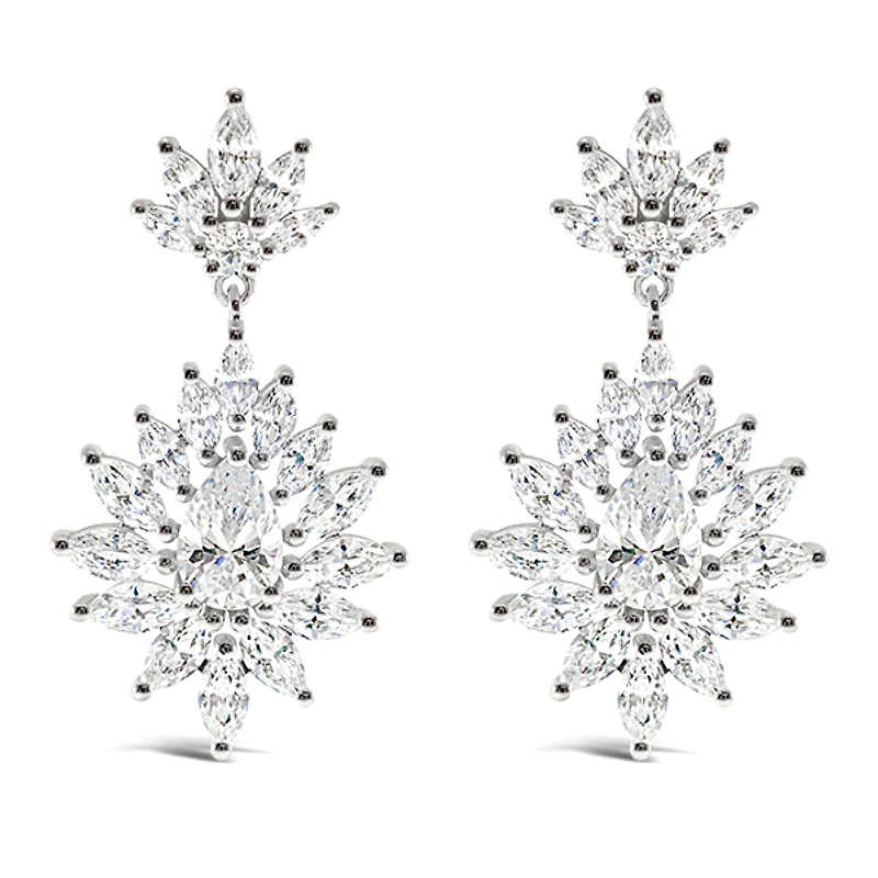 Sterling Silver Cubic Zirconia Earrings 146685