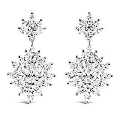 Sterling Silver Cubic Zirconia Earrings 146685