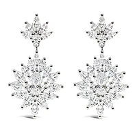 Sterling Silver Cubic Zirconia Earrings 146685