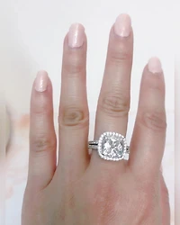Sterling Silver Cubic Zirconia Ring