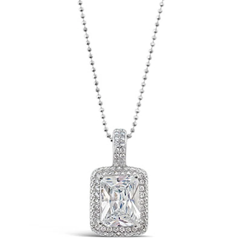 Sterling Silver Cubic Zirconia Necklace 145474