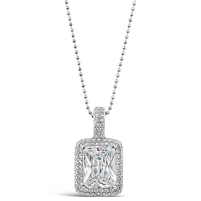 Sterling Silver Cubic Zirconia Necklace 145474