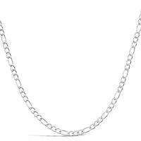 Stainless Steel 2mm Figaro Silver Chain 146579-582-585