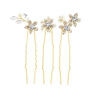 Bridal Gold Hair Stick Set