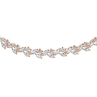 Bridal Rose Gold Cubic Zirconia Bracelet 142898