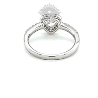 Sterling Silver Cubic Zirconia Heart Ring