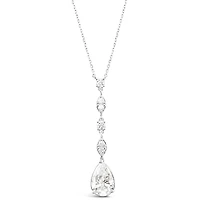 Sterling Silver Cubic Zirconia Necklace 153416