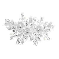 Bridal Flower Wire Silver Hairclip 152411