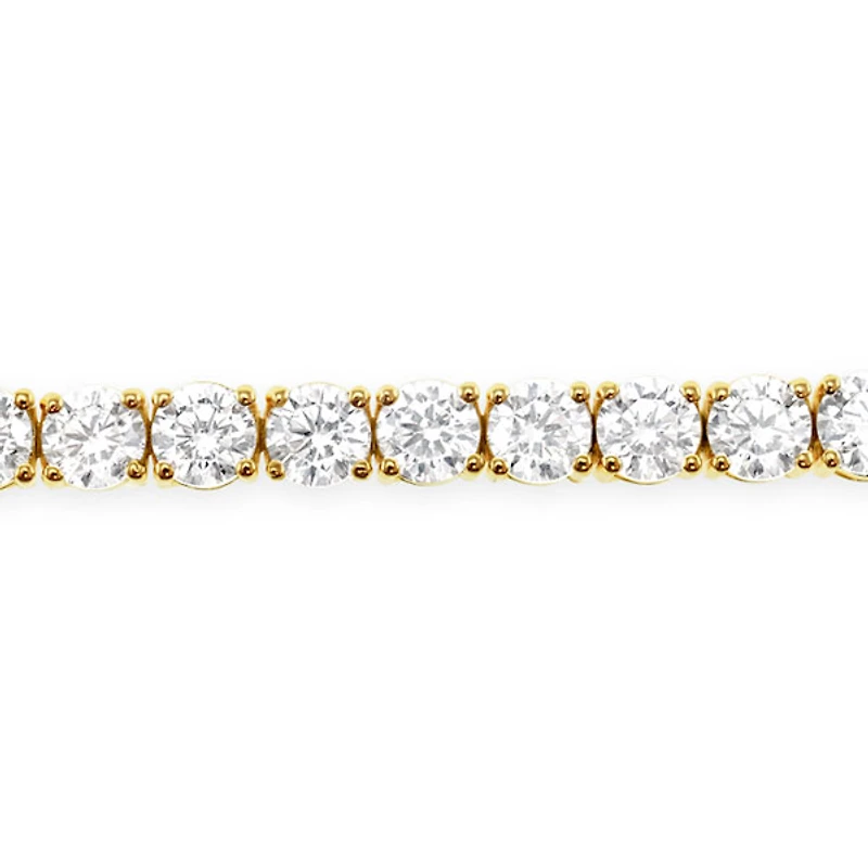 Bridal Gold Cubic Zirconia Tennis Bracelet 144197