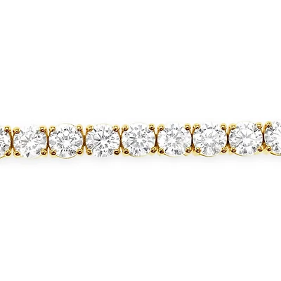 Bridal Gold Cubic Zirconia Tennis Bracelet 144197