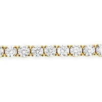 Bridal Gold Cubic Zirconia Tennis Bracelet 144197
