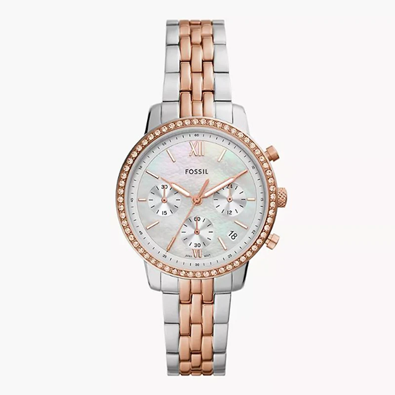Fossil Neutra Chronograph Two-Tone Stainless Steel Watch 152901