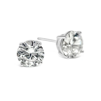Sterling Silver Cubic Zirconia Round 3mm Studs 9001454