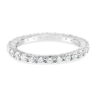 Sterling Silver Cubic Zirconia Ring