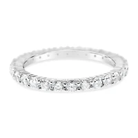 Sterling Silver Cubic Zirconia Ring