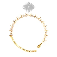 Bridal Gold Cubic Zirconia Bracelet 137425