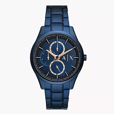 Armani Exchange Multifunction Blue Stainless Steel Watch 151901