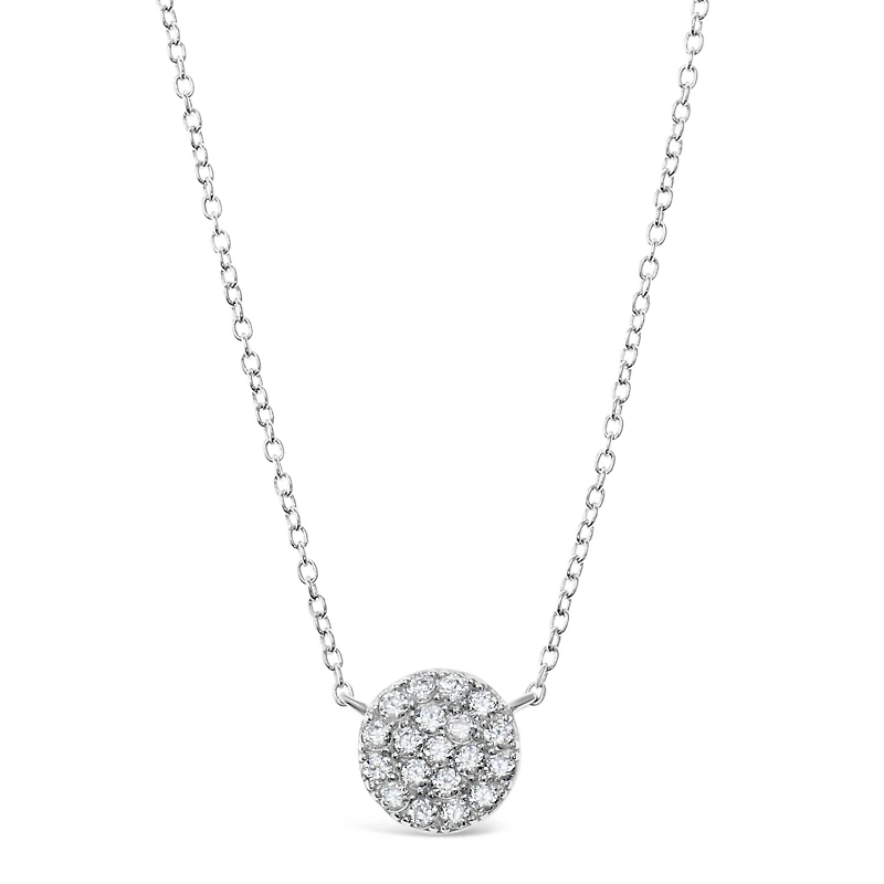 Sterling Silver Cubic Zirconia Necklace 125339