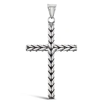 Stainless Steel Silver Cross Pendent