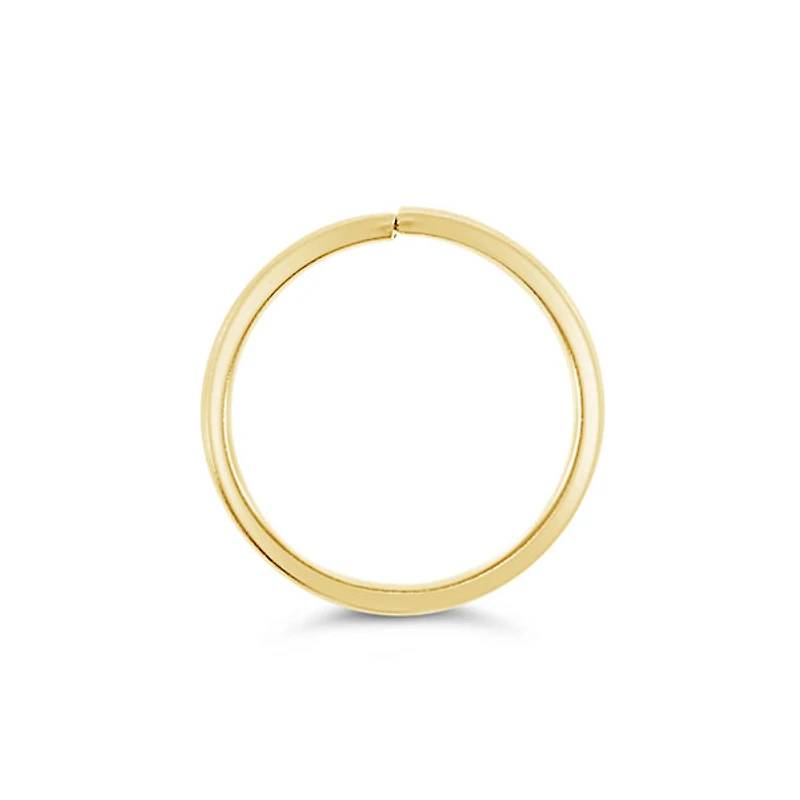 Gold Plated Sterling Silver Plain 8 mm Nose Hoop 134990