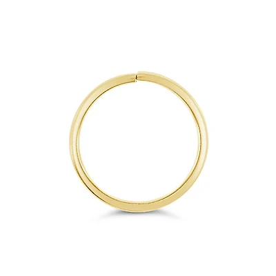 Gold Plated Sterling Silver Plain 8 mm Nose Hoop 134990