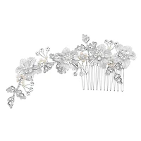Bridal Silver Crystal Hair Comb 146847