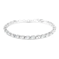 Sterling Silver Cubic Zirconia Tennis Bracelet 151079
