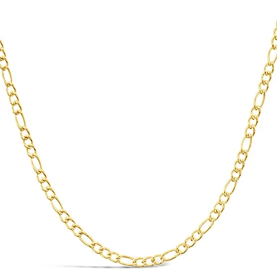 Stainless Steel 2mm Figaro Gold Chain 146580-583-586