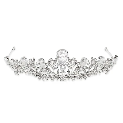 Bridal Silver Cubic Zirconia Tiara 145829