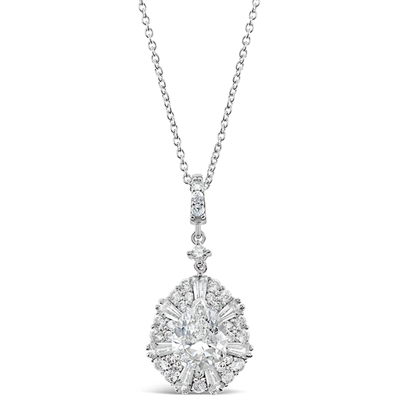 Sterling Silver Cubic Zirconia Necklace