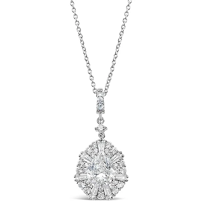Sterling Silver Cubic Zirconia Necklace